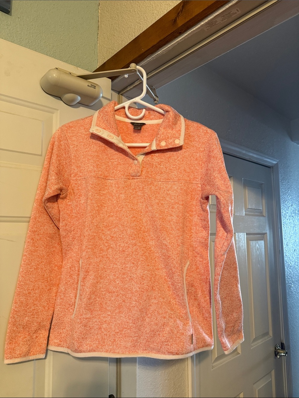 Cozy Women's Coral Pullover Snap-Panel Top XS Eddie Bauer